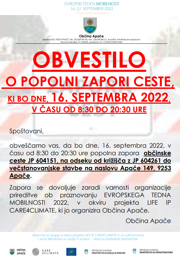 obvestilo o zapori_16.9.